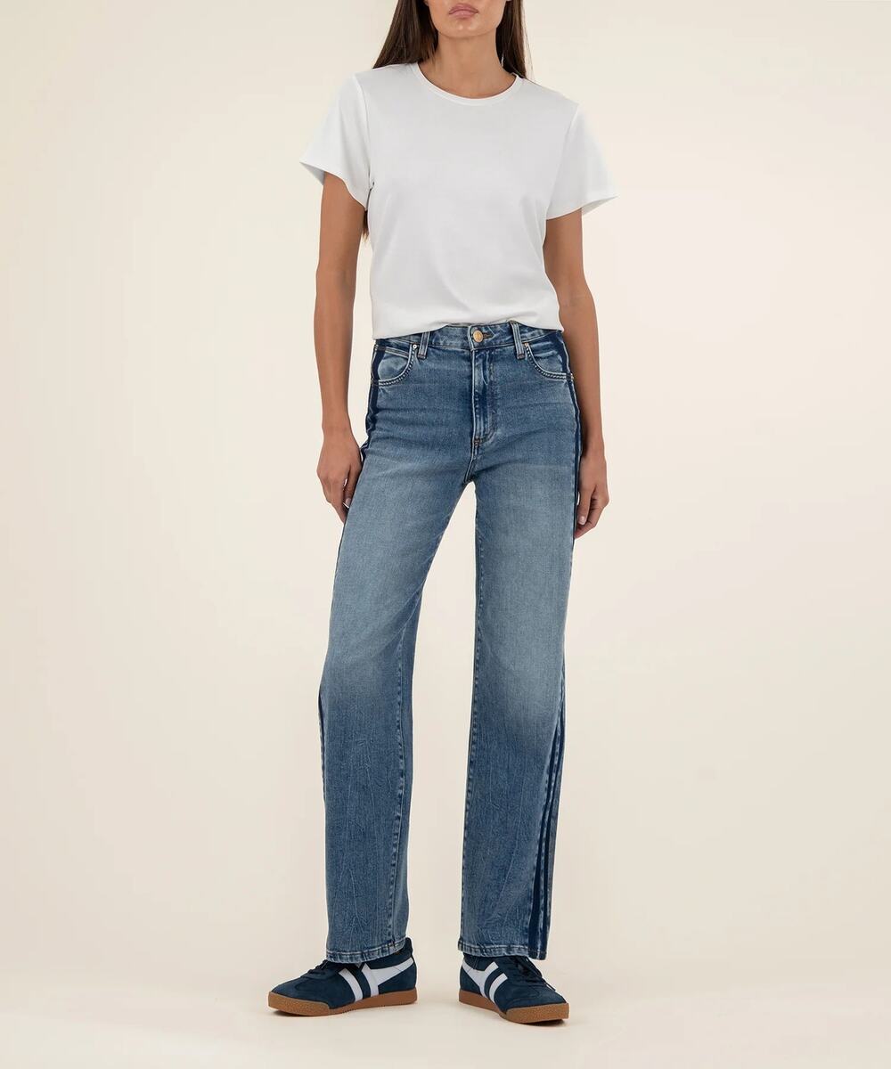KUT from the Kloth Women's 28 Modified Sienna Straight Leg High Rise Jeans H7-3